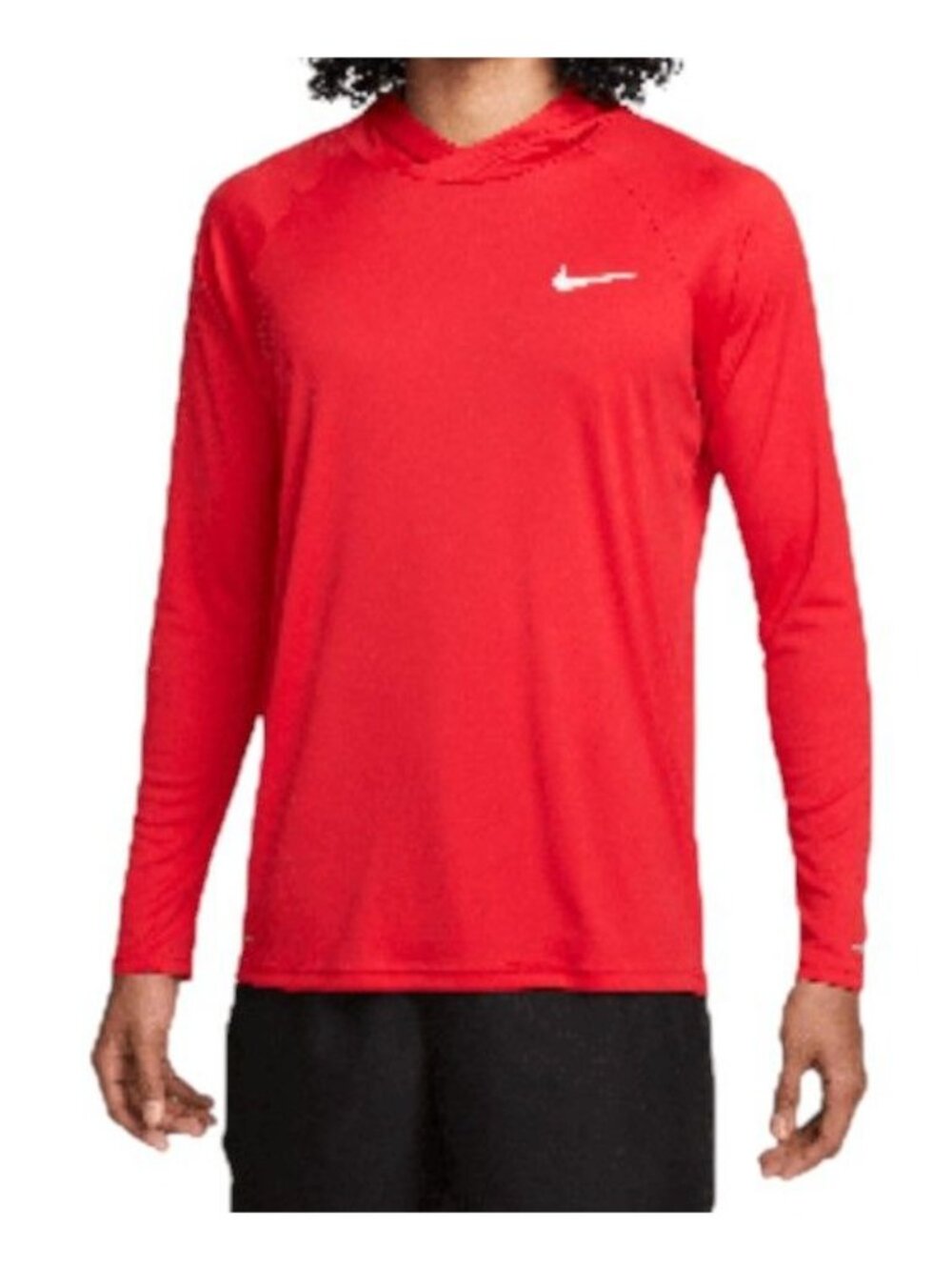 Nike Swim Red Long-Sleeve Hooded Hydroguard NESSE555-614 Mens XL NEW with Tags